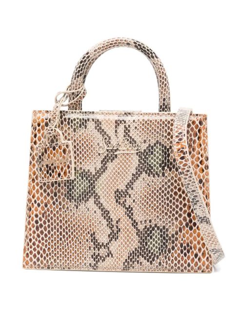 MC2 Saint Barth snakeskin tote bag - Neutrals - zdjęcie produktu nr 1
