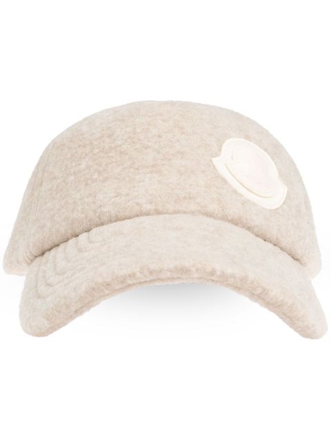 Moncler Logo patch cap - Neutrals - zdjęcie produktu nr 1