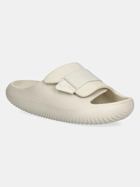 Crocs klapki Mellow Luxe Recovery Slide kolor beżowy 209413.160 - zdjęcie produktu nr 1