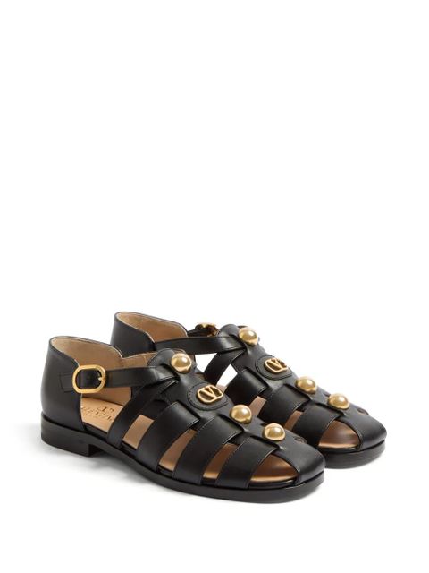 Valentino Garavani 20mm VLogo Signature fisherman sandals - Black
