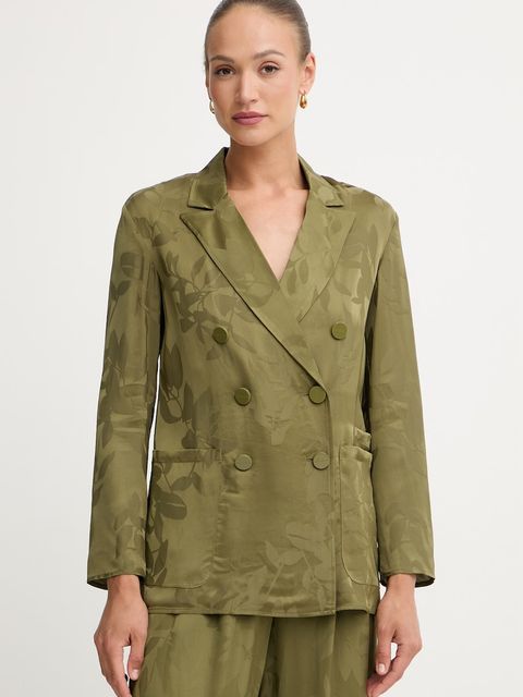 Armani Exchange marynarka dwurzędowa damska z wiskozy - zdjęcie produktu nr 1