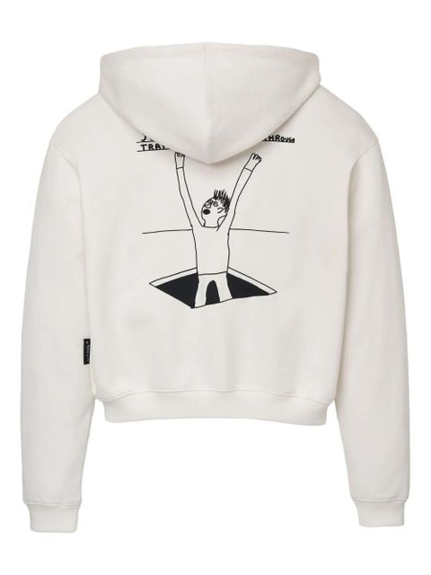 Marc Jacobs Joy Of Falling zip hoodie - White