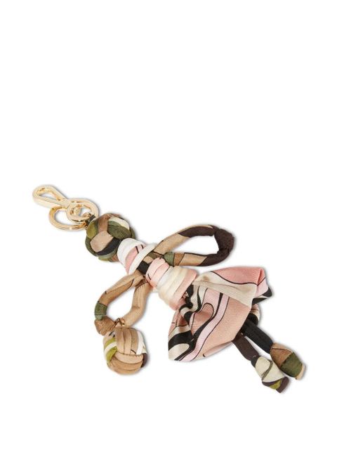 PUCCI Iride-print silk keychain - Neutrals - zdjęcie produktu nr 2