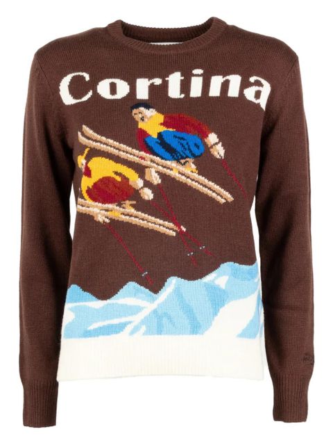 MC2 Saint Barth crew-neck sweater - Brown - zdjęcie produktu nr 1