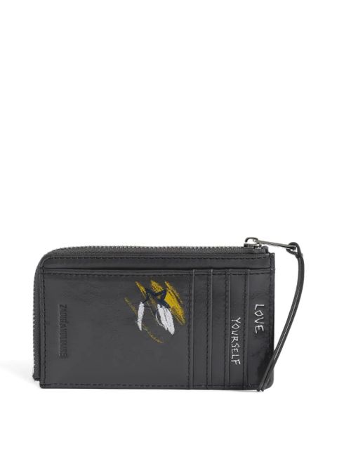Zadig&Voltaire Humberto graphic-print wallet - Grey