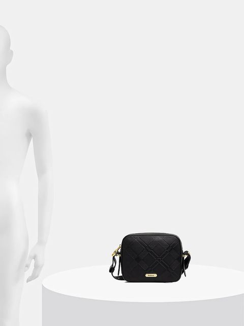 Barbour torebka skórzana Daphne kolor czarny LBA0510