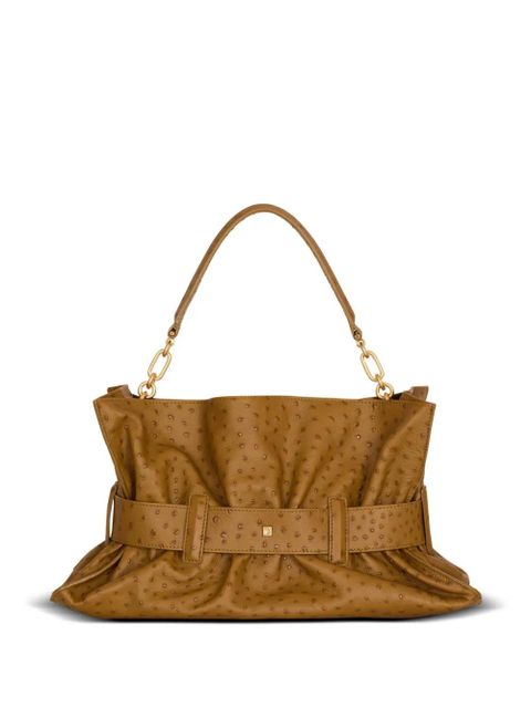 Balmain medium Anthem belt-detail Shoulder Bag - Brown - zdjęcie produktu nr 2