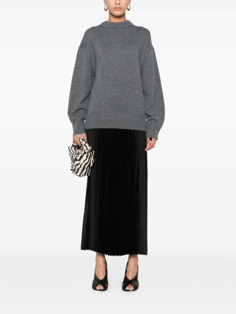 Maje pleated sweater dress - Grey - zdjęcie produktu nr 2