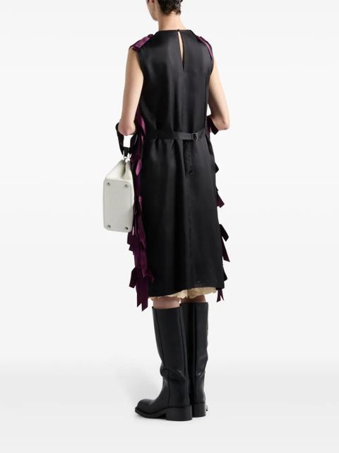 Prada Sablé bow-embellished dress - Pink