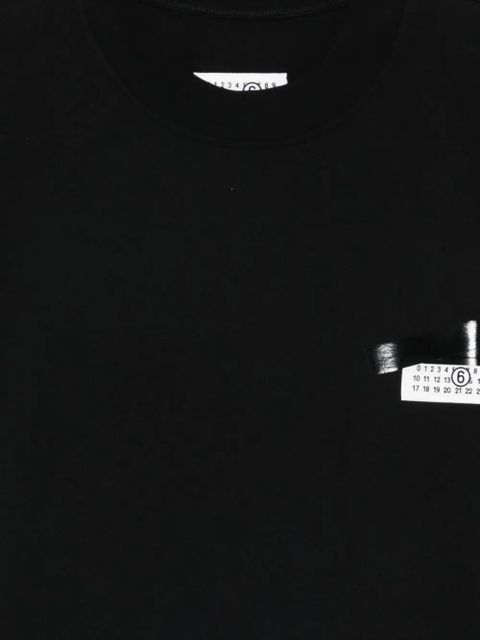 MM6 Maison Margiela graphic-print T-shirt - Black