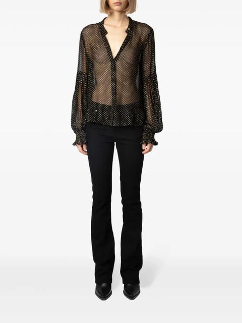 Zadig&Voltaire Tandy blouse - Black - zdjęcie produktu nr 2