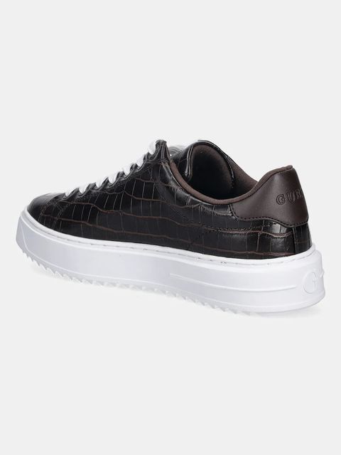 Guess sneakersy DENESA15 damskie kolor brązowy FLFD15 PEL12