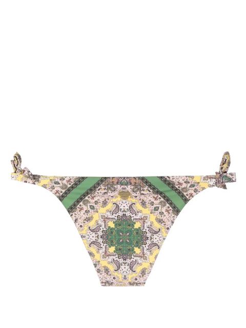 TWINSET paisley-print bikini bottoms - Green - zdjęcie produktu nr 2