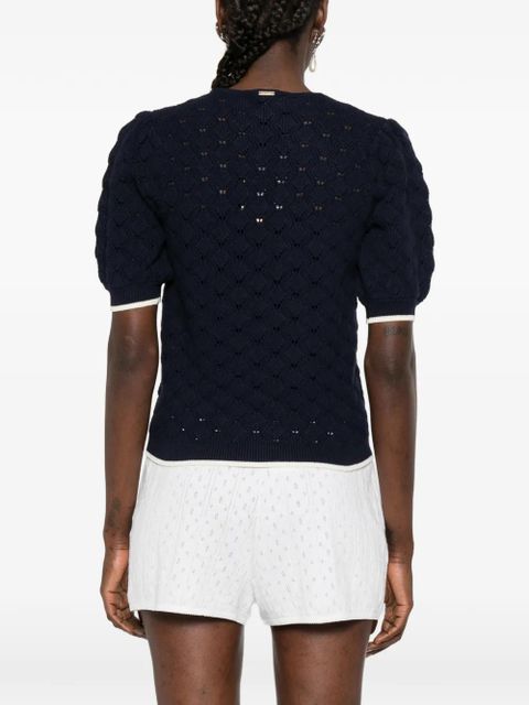 TWINSET tie-neck blouse - Blue