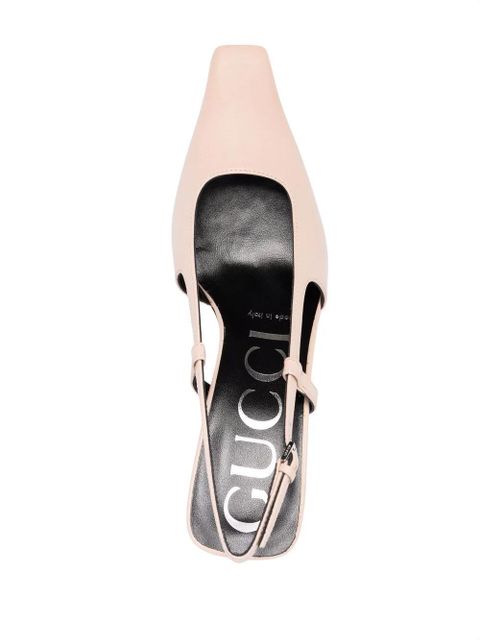 Gucci 85mm slingback pumps - Pink