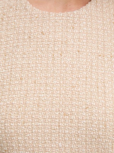 Joop! sukienka z wełną kolor beżowy mini prosta 30047956