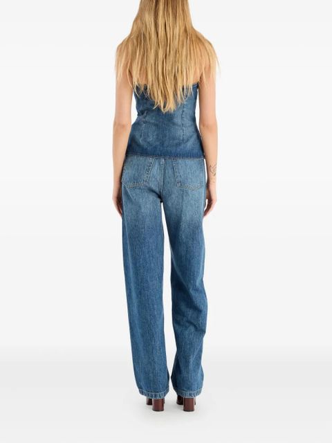 ROTATE BIRGER CHRISTENSEN five-pocket wide-leg jeans - Blue