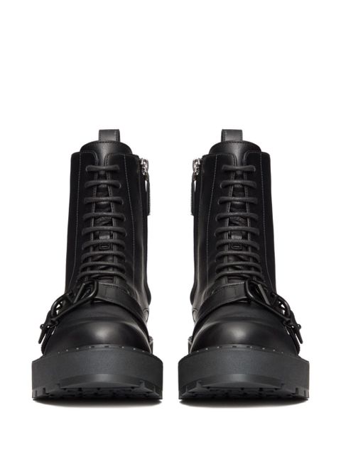 Valentino Garavani 45mm VLogo Signature combat boots - Black