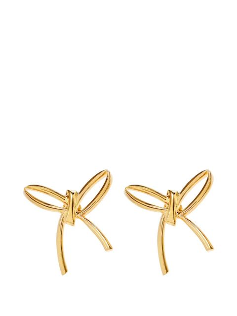 Marni bow-embellished earrings - Gold