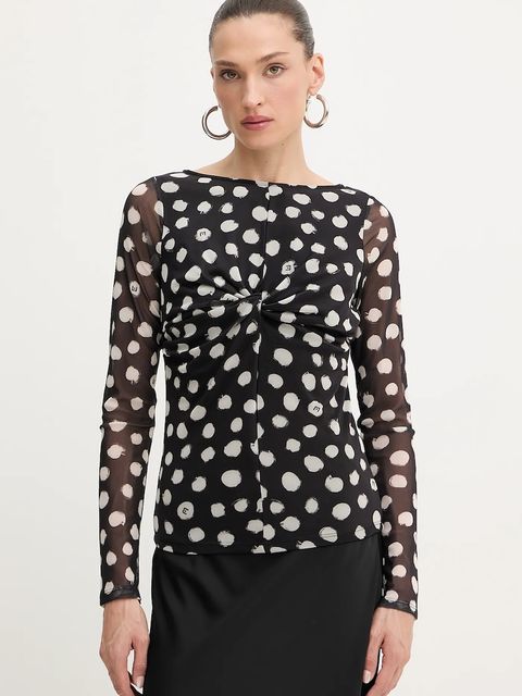 Liu Jo longsleeve kolor czarny UF5269.JS007 - zdjęcie produktu nr 1