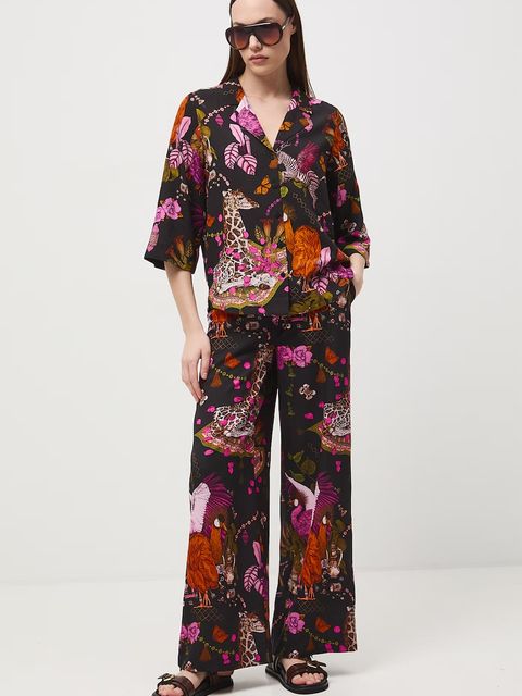 Medicine spodnie wide leg damskie z lyocellem - zdjęcie produktu nr 1