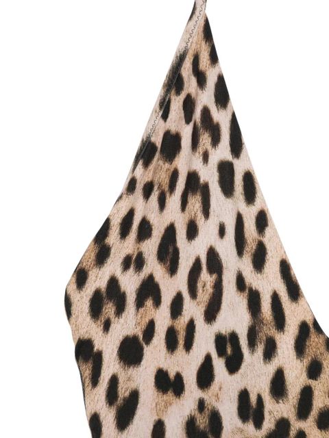 Moschino animal-print swimsuit - Neutrals