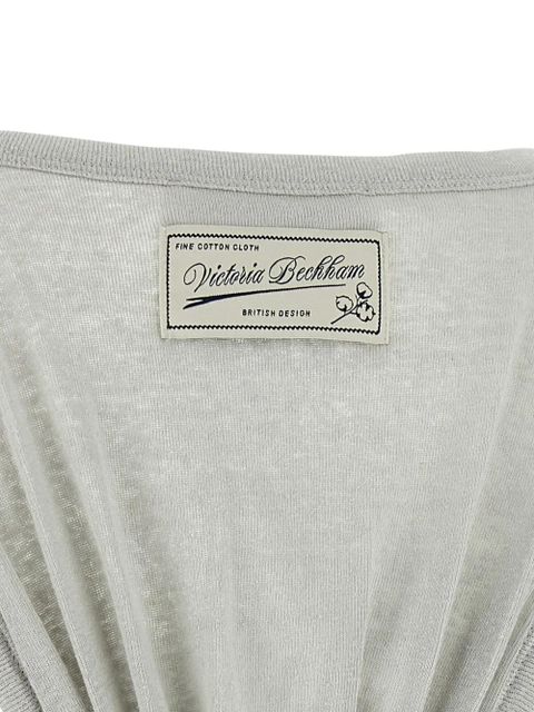 Victoria Beckham scoop-neck cut-out tank top - Grey