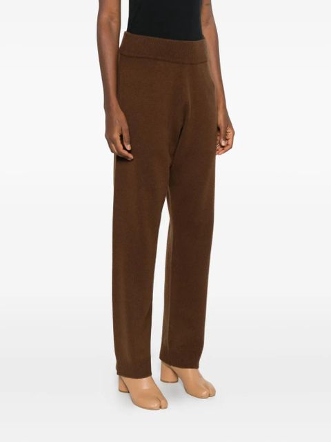 ENTIRE STUDIOS ribbed-trim trousers - Brown