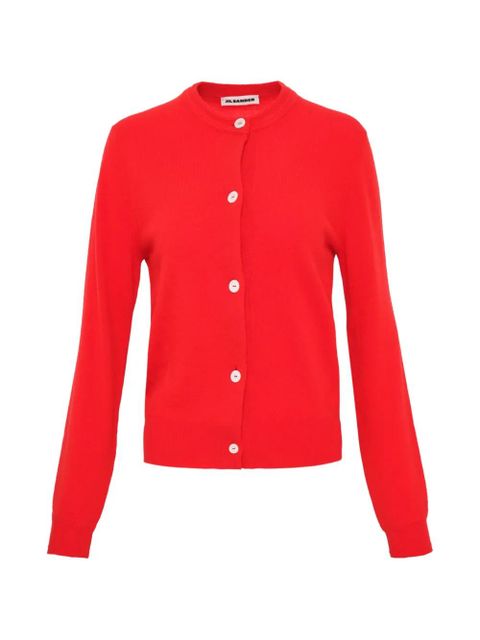 Jil Sander buttoned cardigan - Red - zdjęcie produktu nr 1
