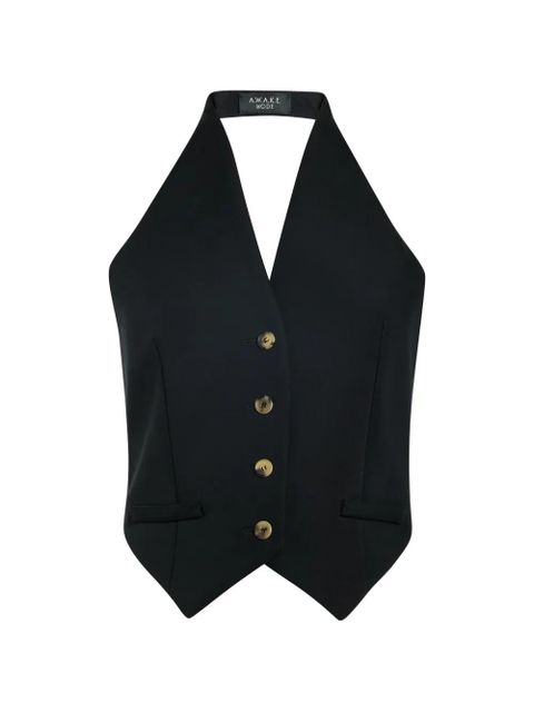 A.W.A.K.E. Mode button-embellishment top - Black - zdjęcie produktu nr 1