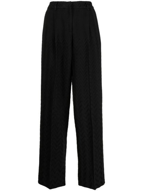 Missoni zigzag tailored trousers - Black - zdjęcie produktu nr 1