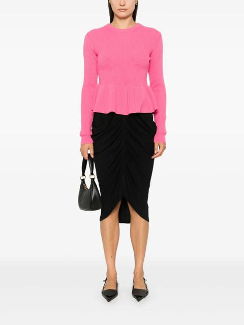 MARANT ÉTOILE Ilis midi skirt - Black