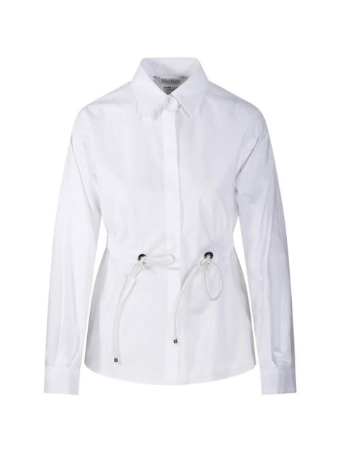 Max Mara Tazzina drawstring shirt - White - zdjęcie produktu nr 1