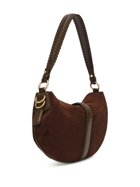 GANNI logo-plaque shoulder bag - Brown - zdjęcie produktu nr 2