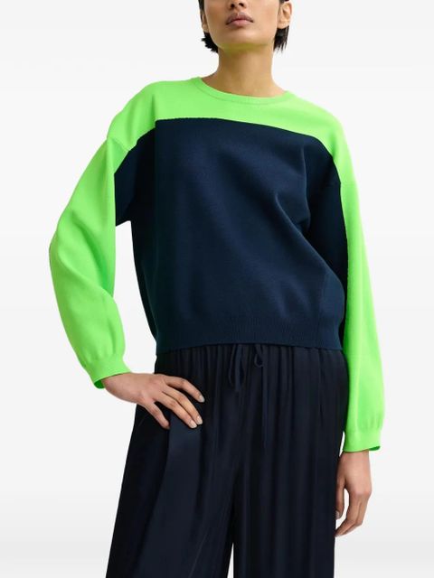 Essentiel Antwerp Joto two-toned ribbed sweater - Blue - zdjęcie produktu nr 2