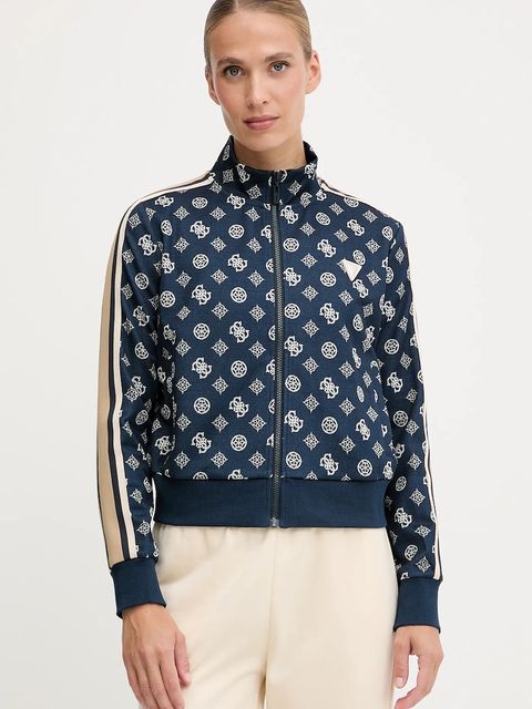 Guess bluza PEONY damska kolor granatowy wzorzysta V5YQ07 K0282 - zdjęcie produktu nr 1