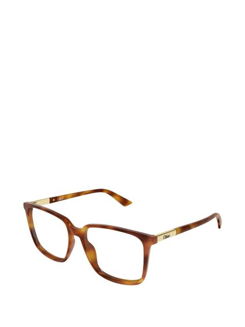 Chloé Eyewear square-frame glasses - Brown - zdjęcie produktu nr 2