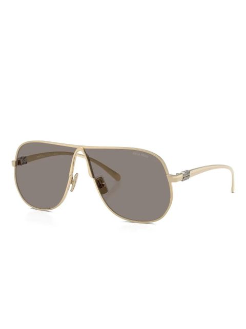 Miu Miu Eyewear pilot-frame sunglasses - Gold