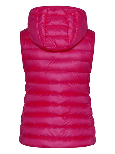 Moncler Glygos hooded quilted gilet - Pink
