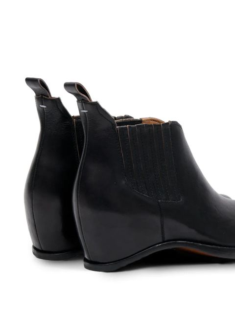 Maison Margiela pointed-toe Chelsea boots - Black