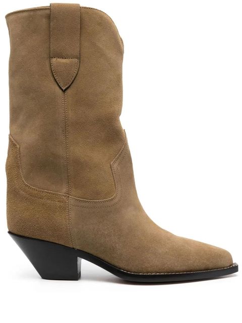 ISABEL MARANT Dahope suede boots - Neutrals - zdjęcie produktu nr 1