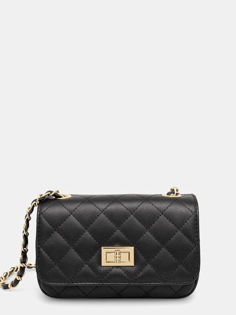 Answear.LAB torebka skórzana kolor czarny - zdjęcie produktu nr 1