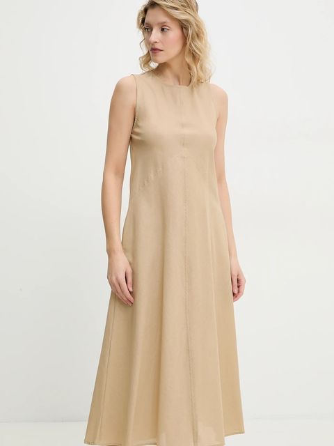 Answear.LAB sukienka z lnem - zdjęcie produktu nr 1