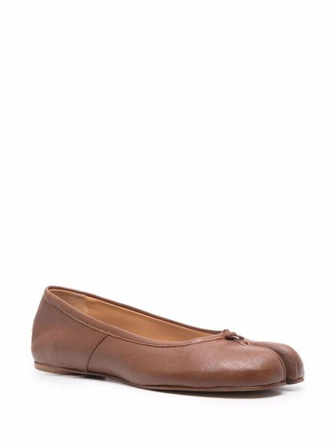 Maison Margiela Tabi leather ballet flats - Brown - zdjęcie produktu nr 2