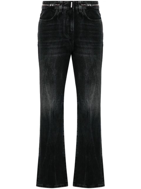 Givenchy logo-plaque bootcut jeans - Black - zdjęcie produktu nr 1