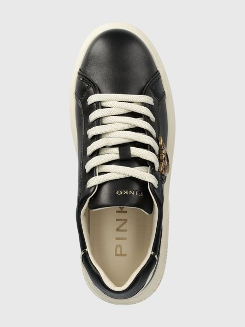 Pinko sneakersy skórzane Yoko kolor czarny SS0003 P014 ZI8