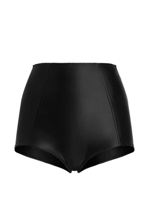 Dolce & Gabbana satin culottes shorts - Black - zdjęcie produktu nr 1