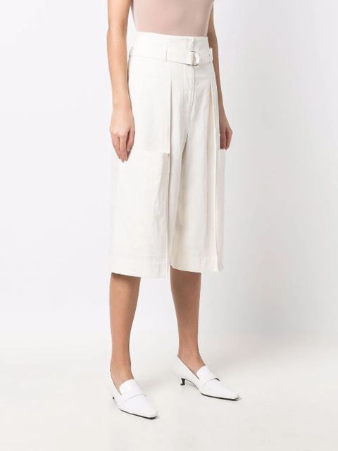LEMAIRE belted capri shorts - White - zdjęcie produktu nr 2