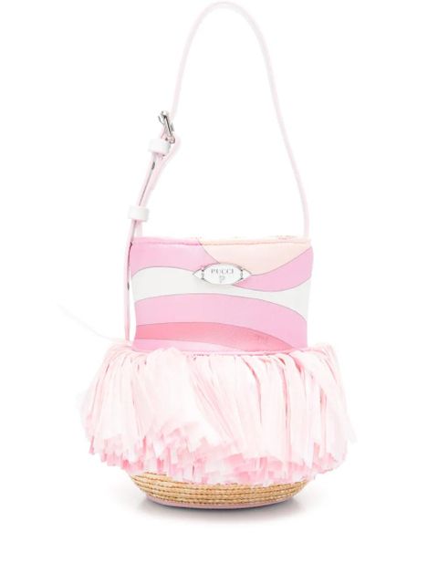 PUCCI silk bucket bag - Pink - zdjęcie produktu nr 1