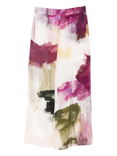 Aje Atomic silk palazzo pants - Neutrals